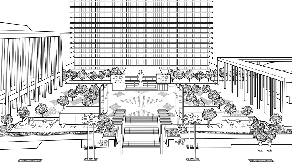 Big Changes Are Coming to the Music Center’s Central Plaza
