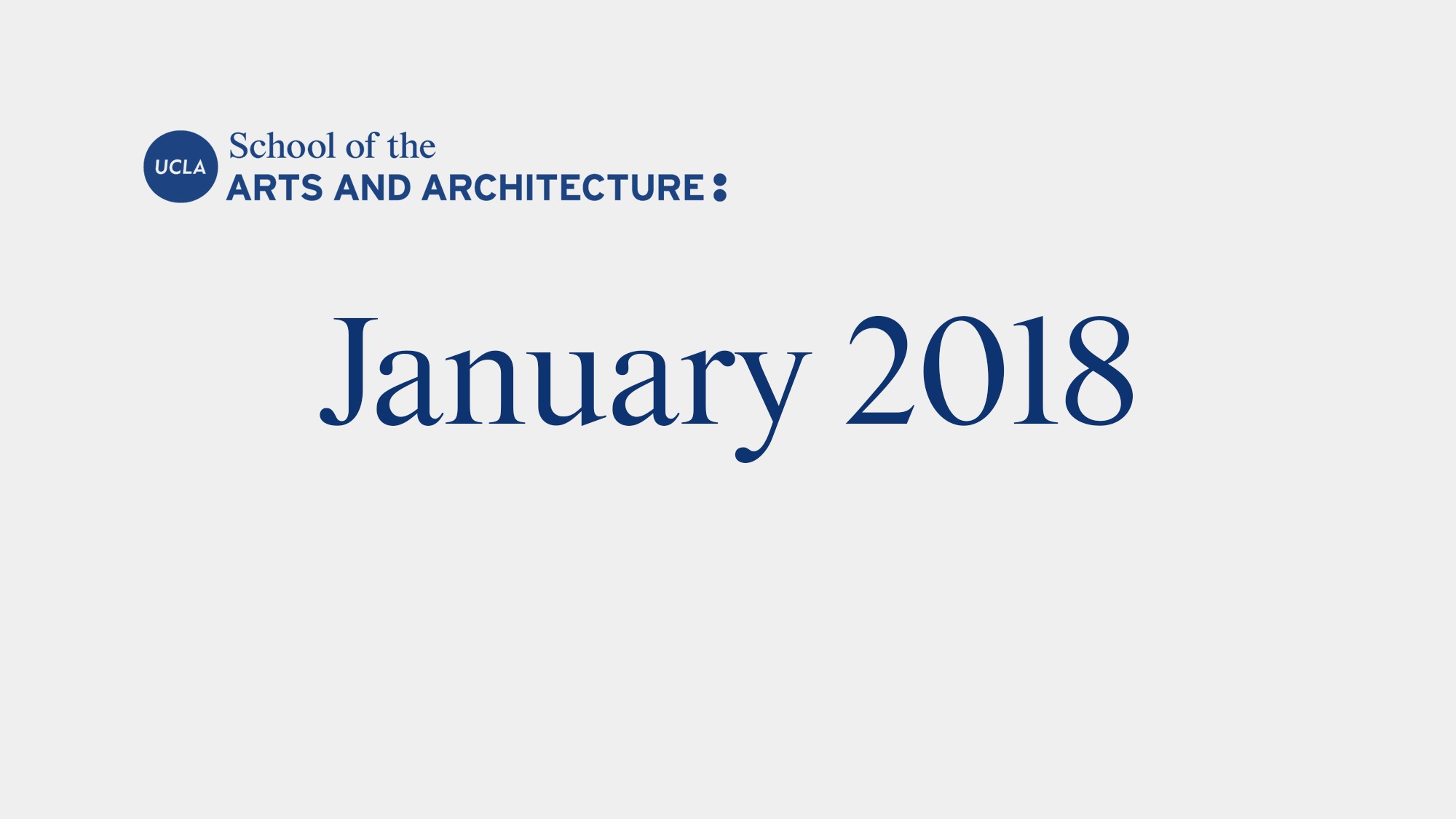 UCLA Arts Newsletter