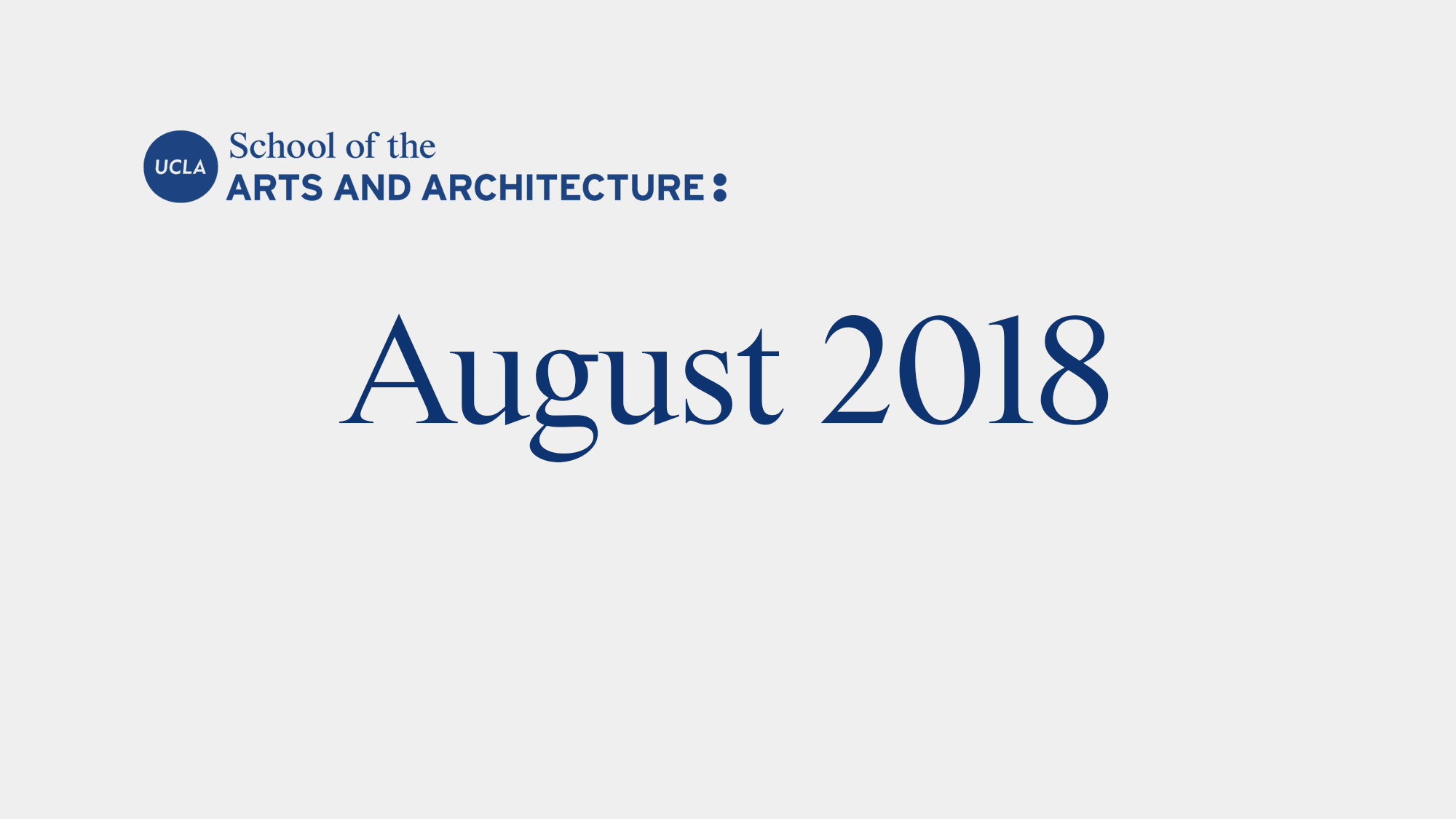 UCLA Arts Newsletter